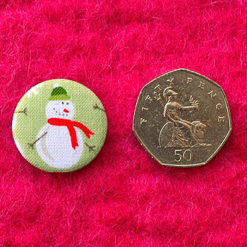 ''Christmas Snowmen'' Christmas Badges, 2 of 2