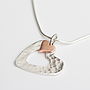 Handmade Personalised Copper Heart Pendant, thumbnail 10 of 12