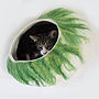 Cat Bed In Two Tone Colour With Ball, thumbnail 4 of 8