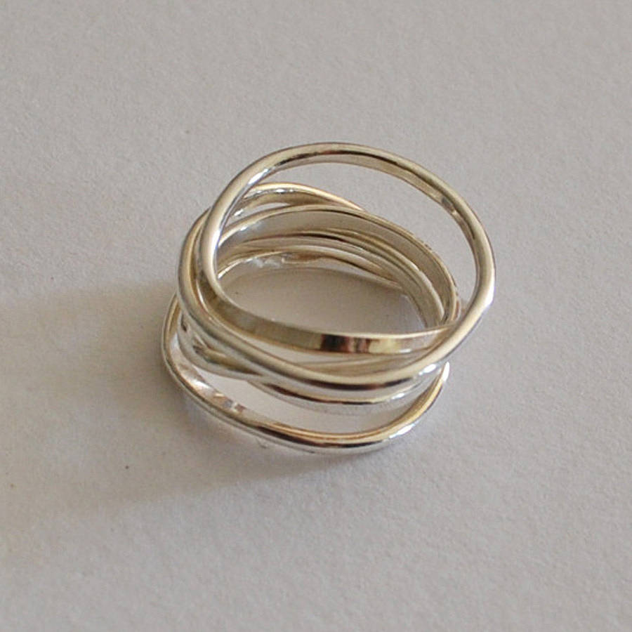 Sterling Silver Cosmic Ring By Fran Regan Jewellery ...