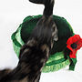 Cat Bed Basket With Poppy Flower, thumbnail 4 of 5