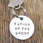 Father Of The Bride / Groom Gift Key Ring, thumbnail 3 of 7