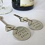 Father Of The Bride / Groom Gift Key Ring, thumbnail 4 of 7