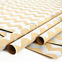 Silver Chevron Brown Christmas Wrapping Paper, thumbnail 10 of 11