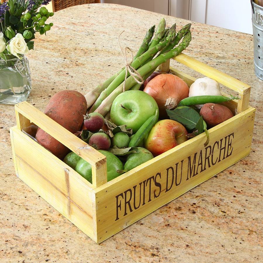 Grow Your Own Garden Fruits Crate By Dibor