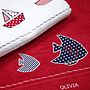 Personalised Red Swimming Towel, thumbnail 2 of 8