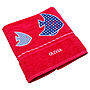 Personalised Red Swimming Towel, thumbnail 5 of 8