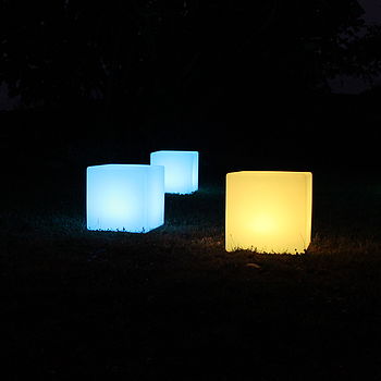 Outdoor Cube Lit Table, 2 of 3