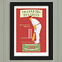 Vintage Style Cricket, Personalised Sports Print, thumbnail 1 of 5