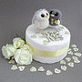 Bride And Groom Bird Wedding Cake Topper, thumbnail 11 of 12