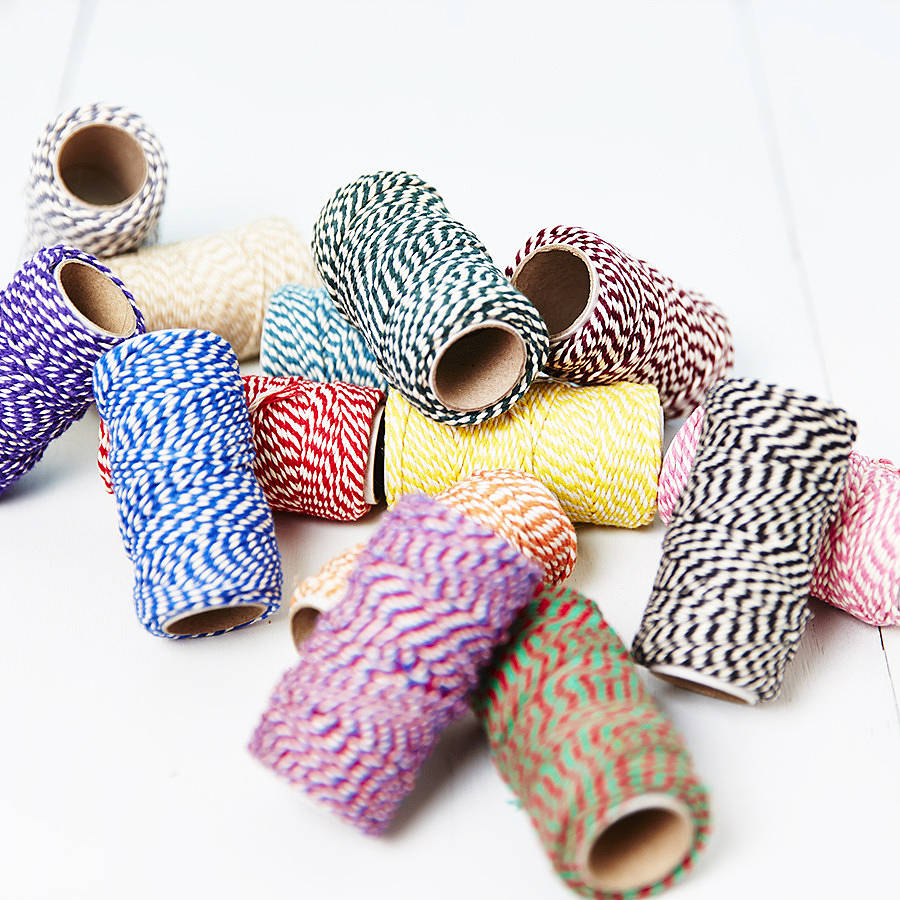 Coloured Bakers Twine Spools, 1 of 3