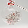 Personalised Snowflake Confetti Bauble, thumbnail 3 of 4