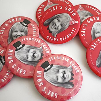 Personalised Birthday Party Badges, 2 of 5