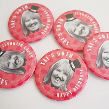 Personalised Birthday Party Badges, 4 of 5