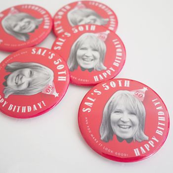 Personalised Birthday Party Badges, 5 of 5