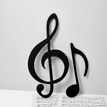 Musical Notes Wooden Wall Art, 4 of 5