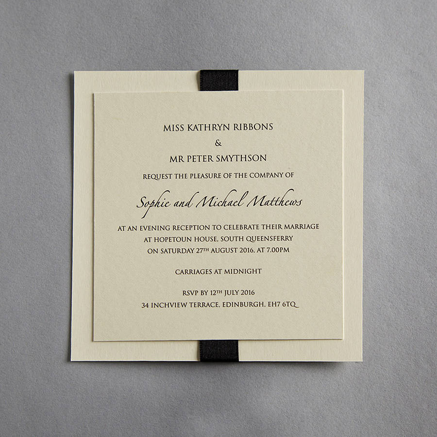 original_elegance wedding invitation