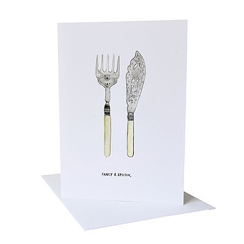 Fancy A Spoon Valentines Card, 2 of 2