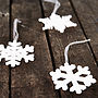 Arctic Snowflake Decorations, thumbnail 5 of 8