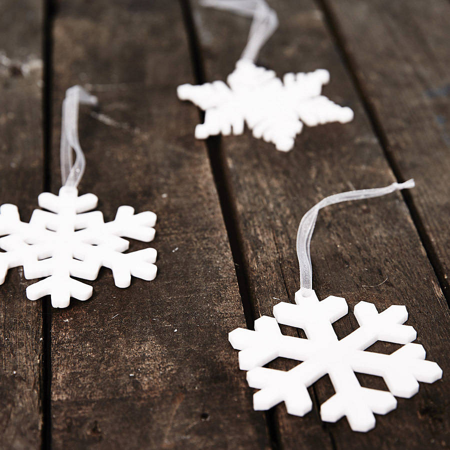 Arctic Snowflake Decorations 