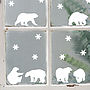 Polar Bears Vinyl Wall Or Window Stickers, thumbnail 1 of 3