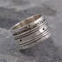 Sterling Silver Spinning Band Ring, thumbnail 4 of 6