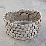 Sterling Silver Scales Cuff Bracelet, thumbnail 1 of 3