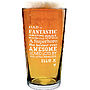 Personalised Etched Dad Glass, thumbnail 1 of 2