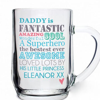 Personalised Etched Dad Glass, 2 of 2