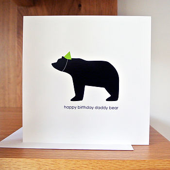 Happy Birthday Daddy Bear Card, 7 of 10