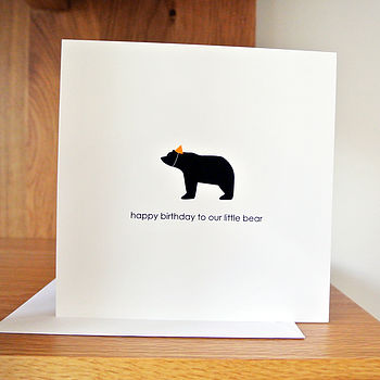 Happy Birthday Little Bear Card, 8 of 9