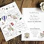 Wedding Or Party Illustrated Map Invitation, thumbnail 6 of 6