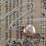 Heart Locket Rose Gold Plated Silver Necklace, thumbnail 6 of 9
