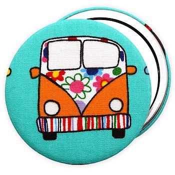 ''Campervan'' Set Of Compact Mirrors, 2 of 6