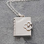Book Silver Locket Necklace, thumbnail 6 of 8