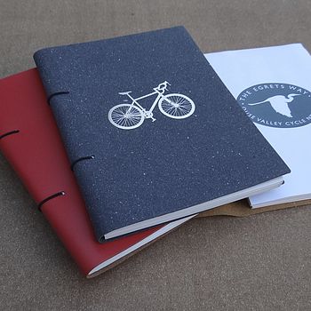 Personalised Leather Bicycle Journal, 7 of 10