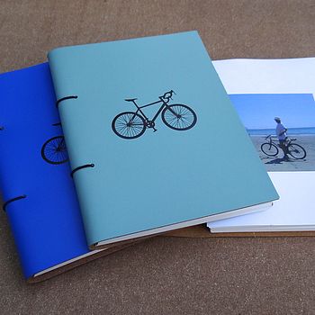 Personalised Leather Bicycle Journal, 9 of 10
