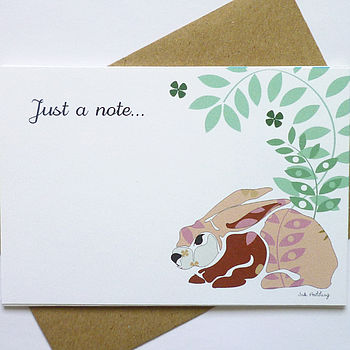 Personalised Bunny Notecards, 3 of 8