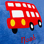 Personalised London Bus Cushion, thumbnail 2 of 4