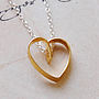 Lace Heart Gold Plated Sterling Silver Earrings, thumbnail 2 of 11