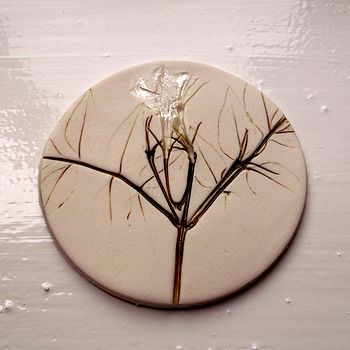Handmade Coasters With Flowers And Leaves, 3 of 6