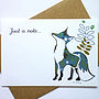 A Set Of 12 Personalised Fox Notecards, thumbnail 7 of 8