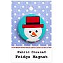 ''Snowman'' Fridge Magnet Christmas Stocking Filler, thumbnail 1 of 4