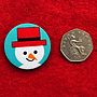 ''Snowman'' Fridge Magnet Christmas Stocking Filler, thumbnail 3 of 4