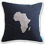 Embroidered Countries Cushions, thumbnail 2 of 8