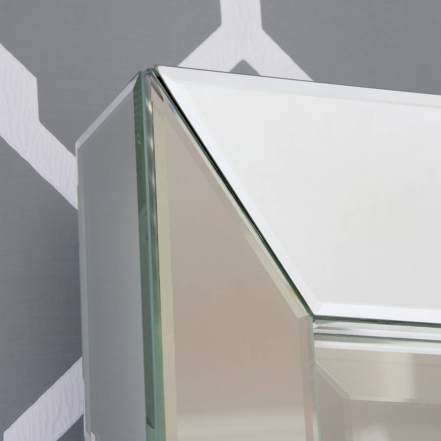 Beveled Glass Mirror Designs Bevelled All Glass Mirror By Decorative Mirrors