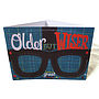 'Older But Wiser' Greetings Card Glasses, thumbnail 5 of 8