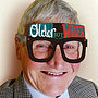 'Older But Wiser' Greetings Card Glasses, thumbnail 2 of 8