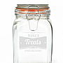 Peronalised Retro Label Kilner Glass Jar, thumbnail 2 of 3