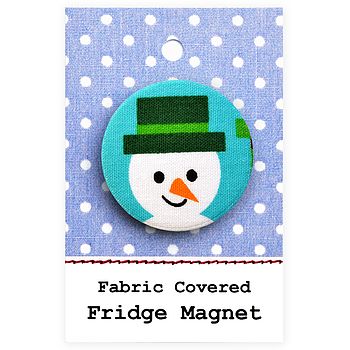 ''Snowman'' Fridge Magnet Christmas Stocking Filler, 2 of 4